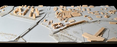 Maquette 1:500 | situation actuelle du site (SI0)