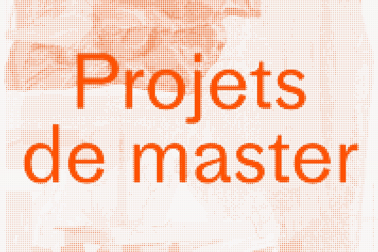 Projets de master 2025