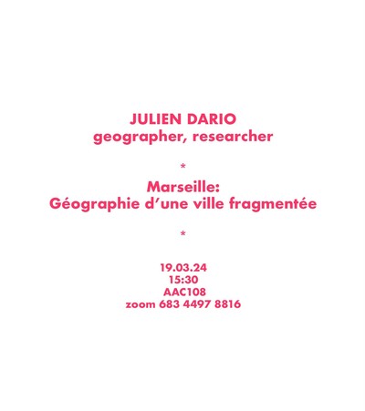 Lecture by Julien Dario