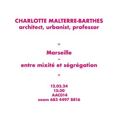 Lecture by Charlotte Malterre-Barthes