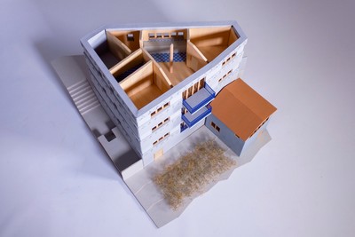 Maquette - appartement type, 1:50