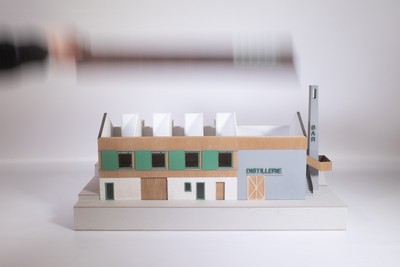 Maquette - façade sud, 1:50
