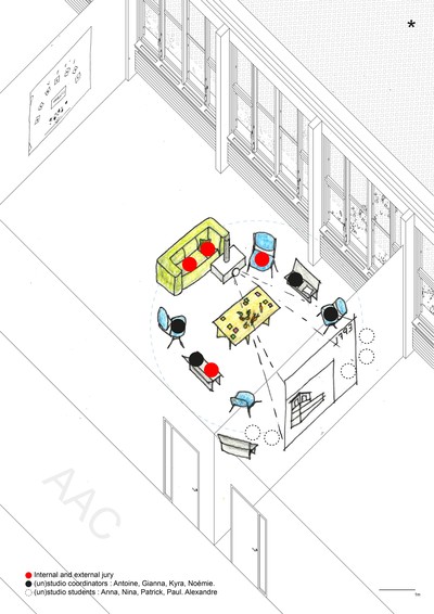 Presentation Scenography, Axonometry