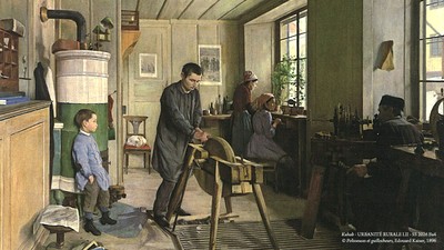 Polisseuses et guillocheurs, Edouard Kaiser, 1896