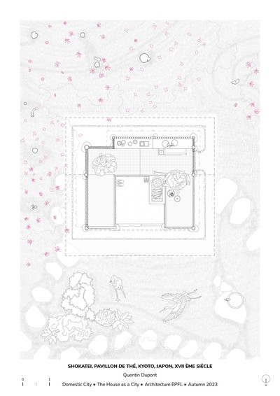 Analyse de cuisine - Shokatei, Pavillon de thé (Kyoto, Japon, XVIIè siècle)